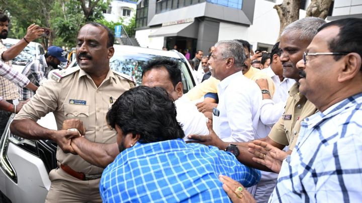 Congress Leader Ugrappa Faces Protest During Shivamogga Visit