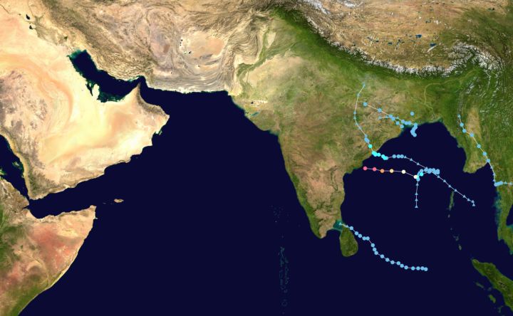 Cyclone Arnab Loiters Off India's East Coast